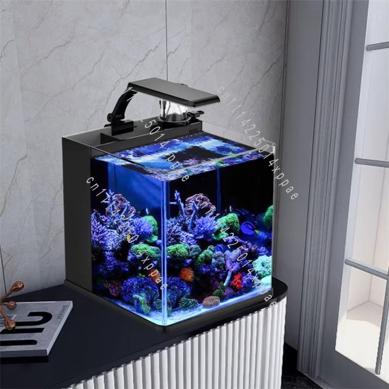 Aquarium Marine Salt - 海水用クリアガラス製ミニ水槽