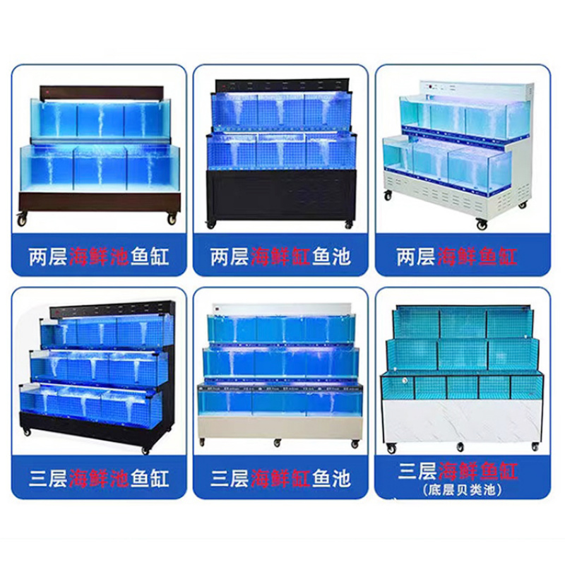 カスタムメイドの大型アクリルガラス水槽、屋外スペース用、サン - Aquarium Marine Salt のレビューと価格