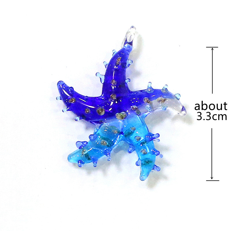 ミニガラスヒトデペンダント カラフル可愛い 手工芸製作 DI - Marine Aquarium & Regional Centre のレビューと価格