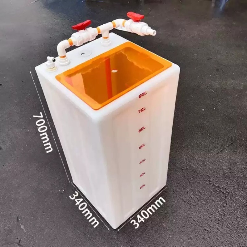 アクリルカバー付き厚型塩水混合バケツ、海水水槽用給水タンク（ - Aquarium Marine Salt のレビューと価格