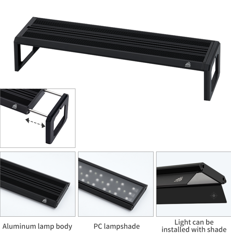 ウィークアクアMシリーズRGB UV LED水槽ライト、調整 - Marine Aquarium Uv Light のレビューと価格