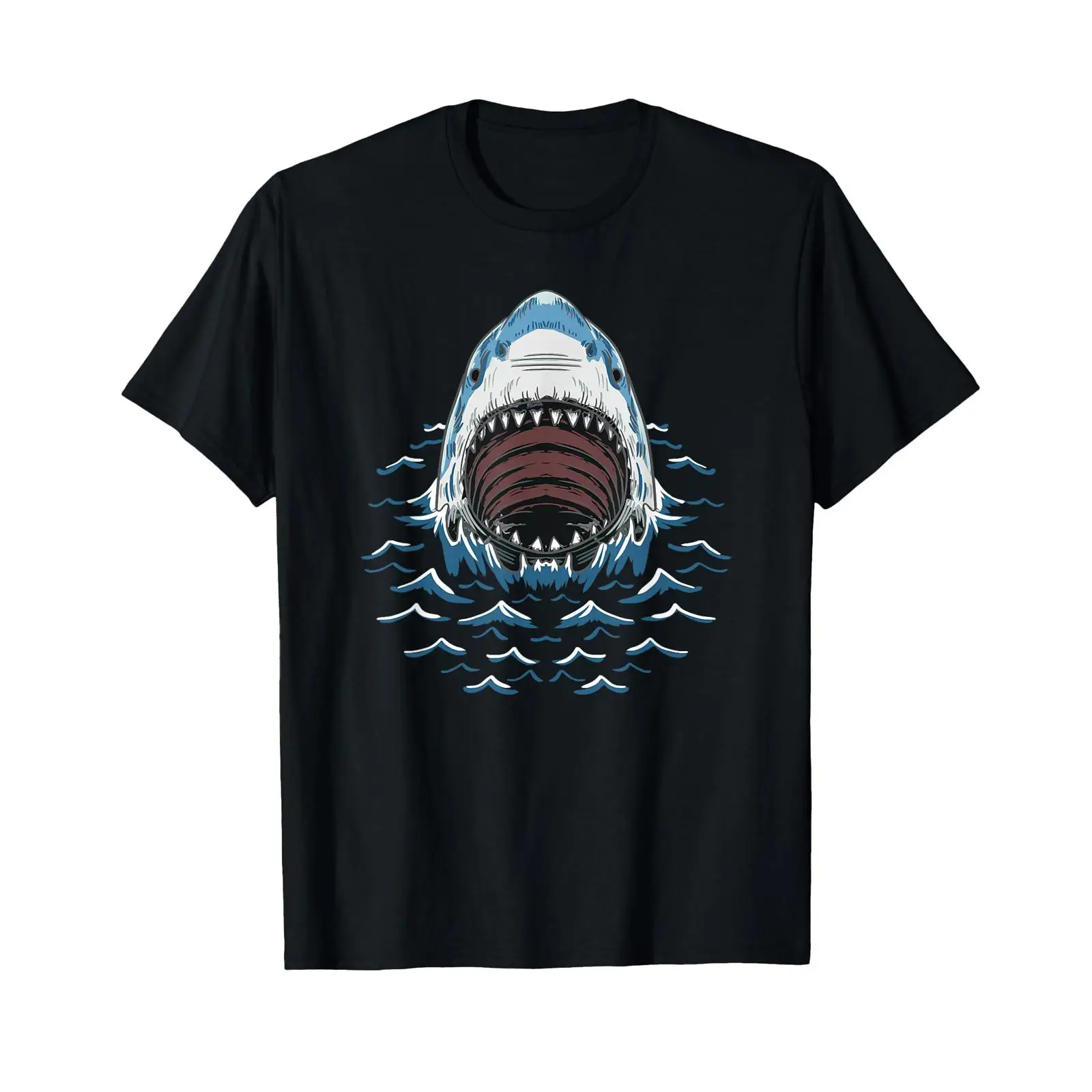 サメの口ハロウィンクールな魚海洋動物動物園愛好家 Tシャツヴ - Marine Zoo のレビューと価格