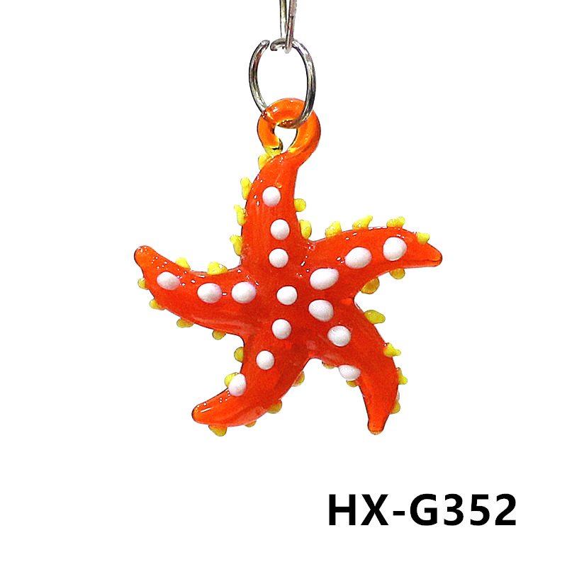 かわいい海洋動物海星魅力マイクロガラス海星ペンダント装飾品d - Aquarium Marine のレビューと価格